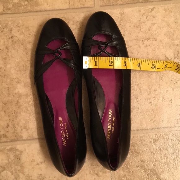 Sergio rossi black leather flats - Picture 5 of 8
